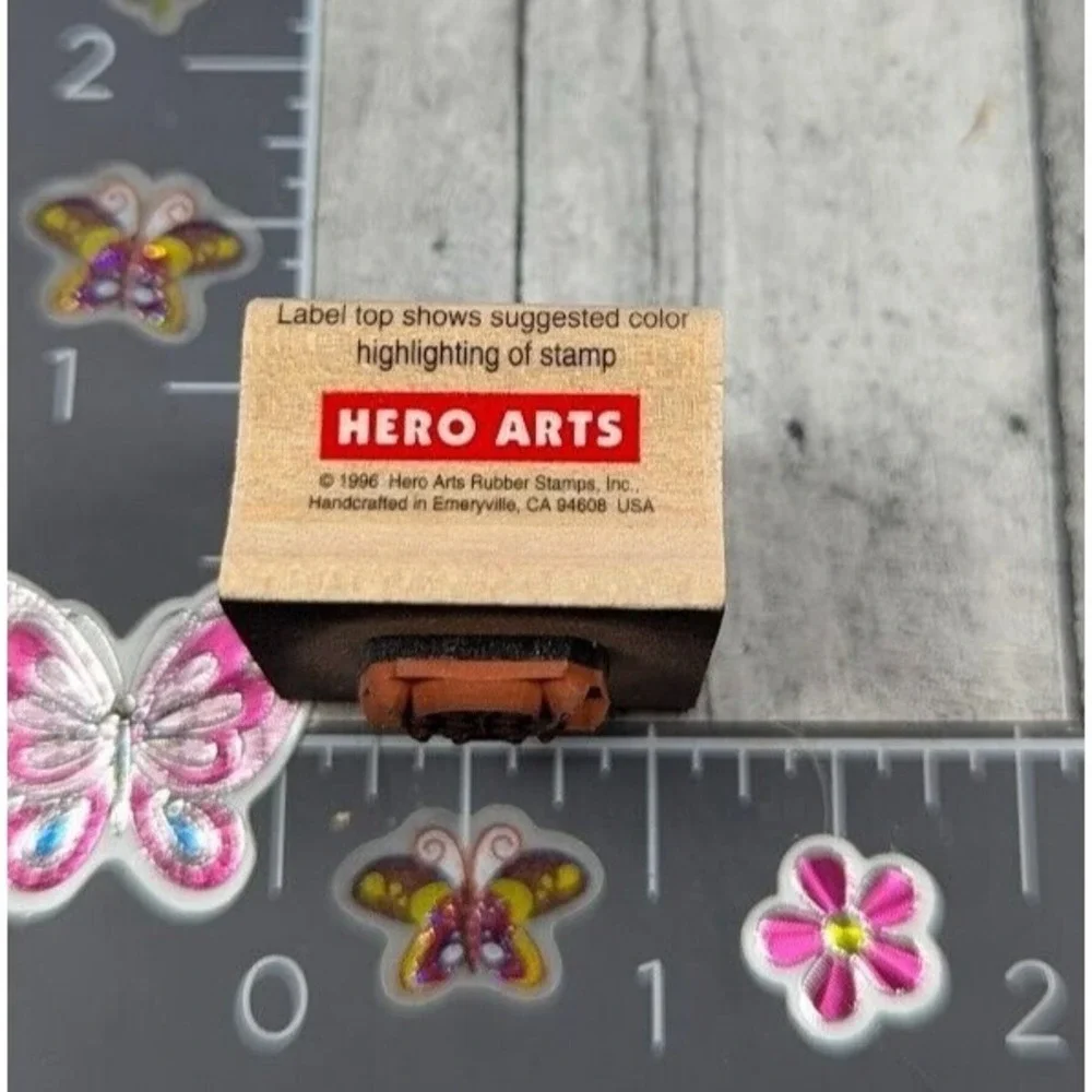 Hero Arts Little Ladybug A385 1996 Rubber Stamp Wood #H84